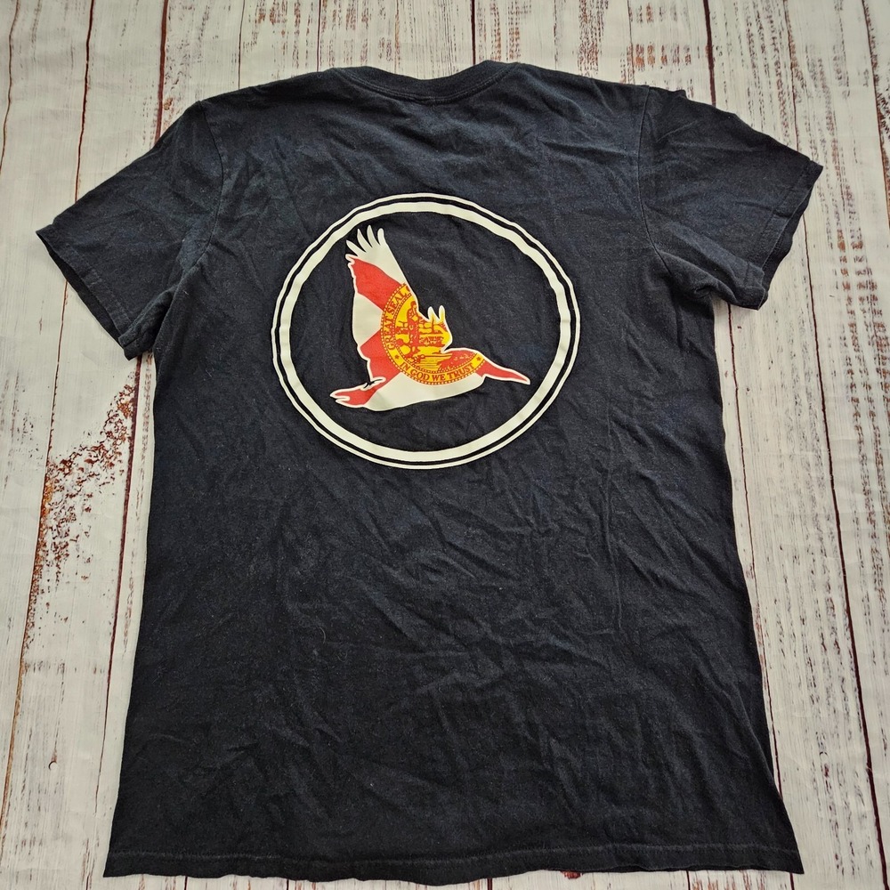 Backwater Melbourne FL Black Short Sleeve T-Shirt Adult M